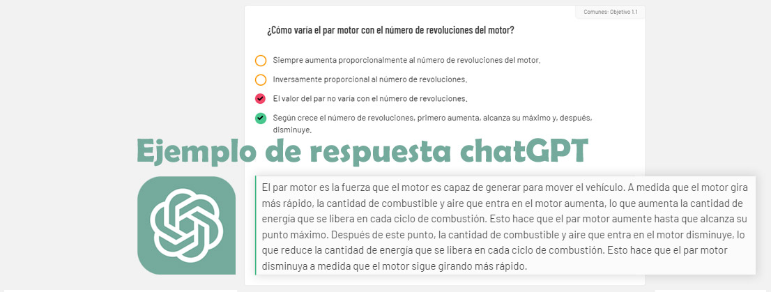 Ejemplo de respuesta chatGPT